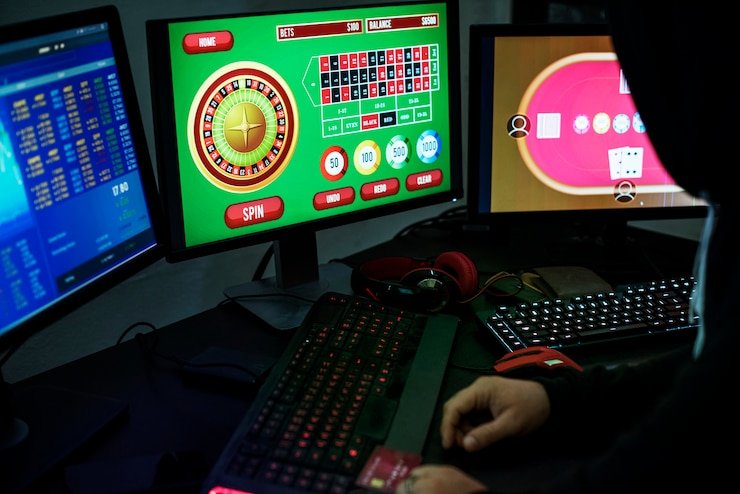 Pengguna Indonesia memainkan Live Casino asiaslot777 di smartphone Android